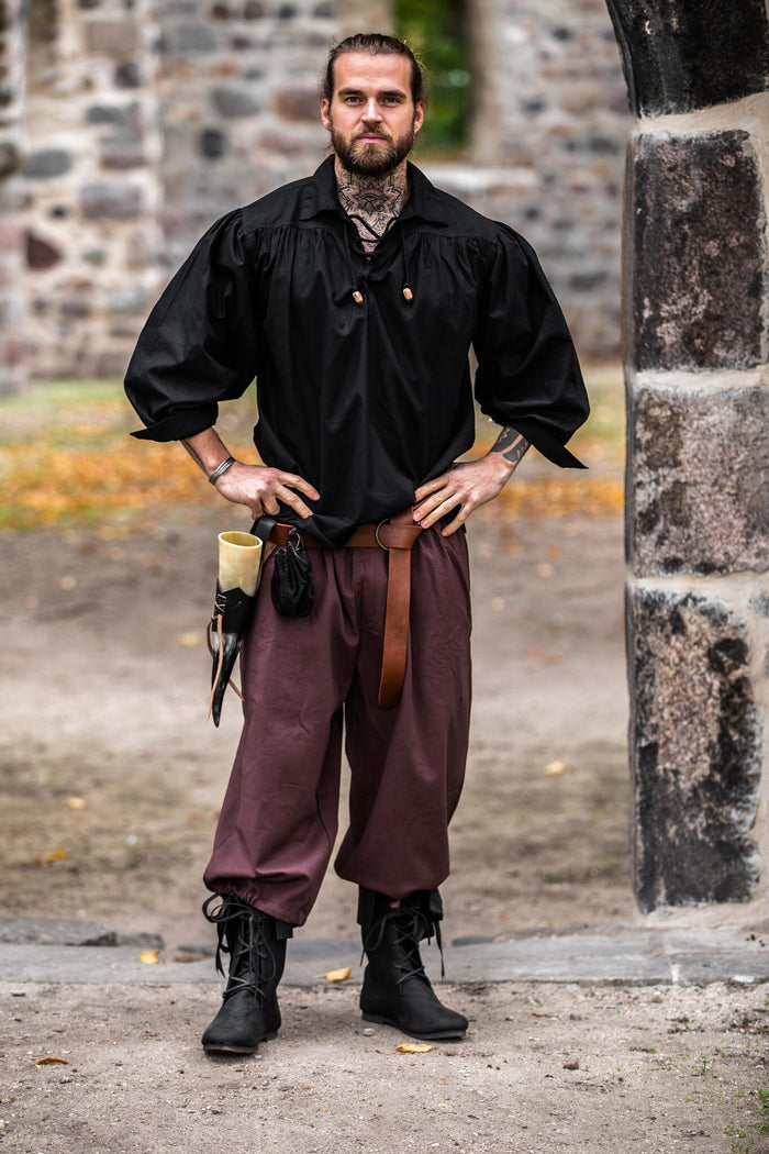 Venetians Charles, Renaissance Three-Quarter Trousers, brown