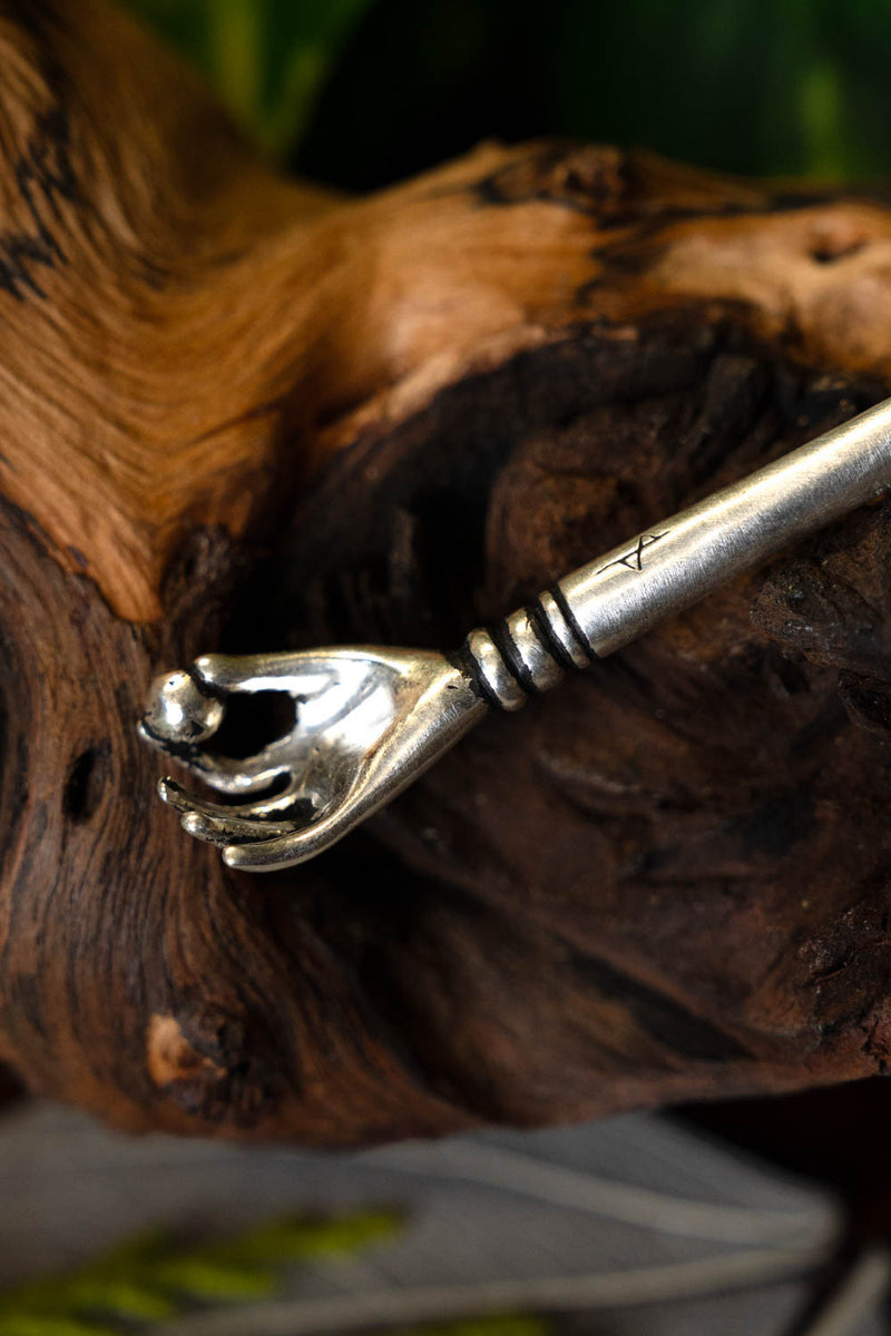 Romeinse haarpin Silchester, verzilverd brons