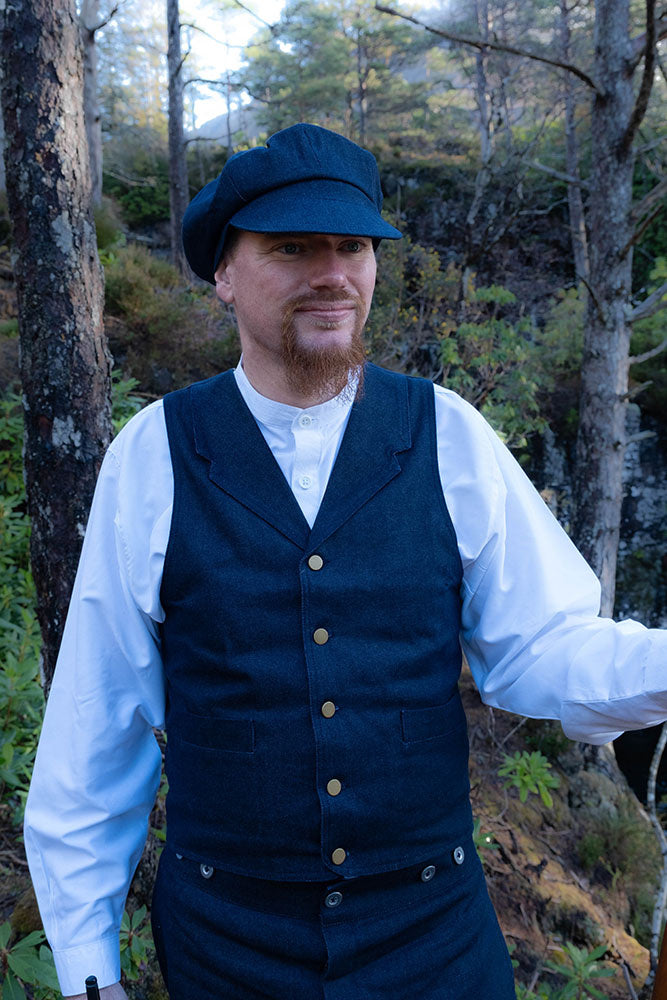 1920 vest Harold, blue