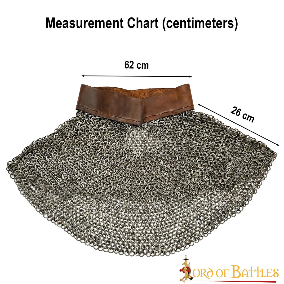 Chainmail standard, butted spring steel, 9 mm