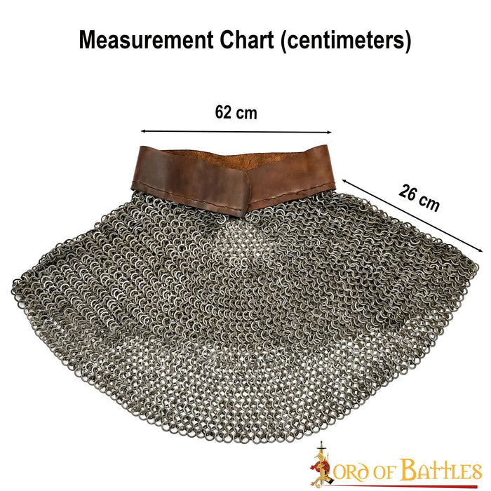 Chainmail standard, butted spring steel, 9 mm