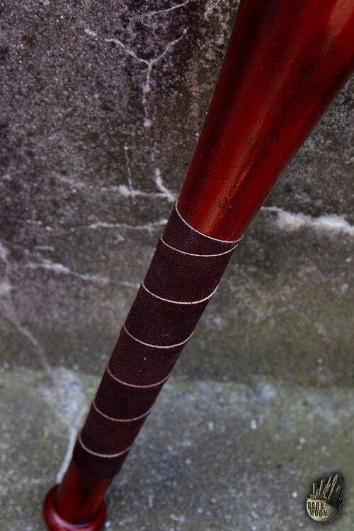LARP baseball bat barbed wire, 80 cm, red