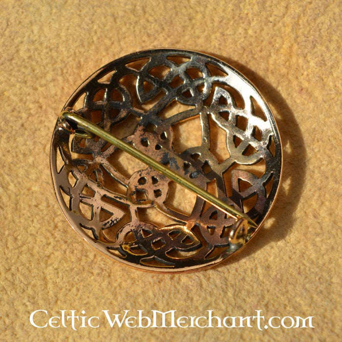Round Celtic Brooch, Bronze