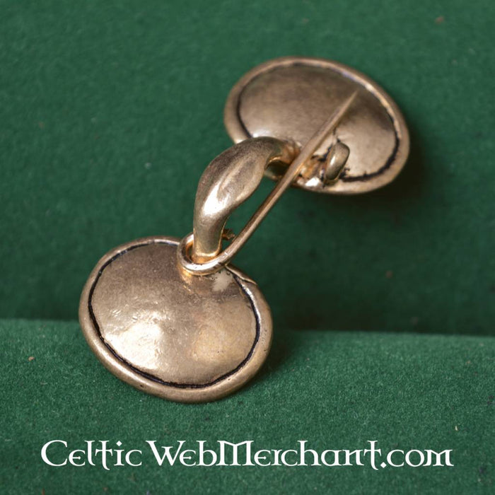 Bronze age spectacle fibula, bronze