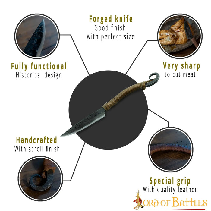 Handmade Historical Kitchen Knife