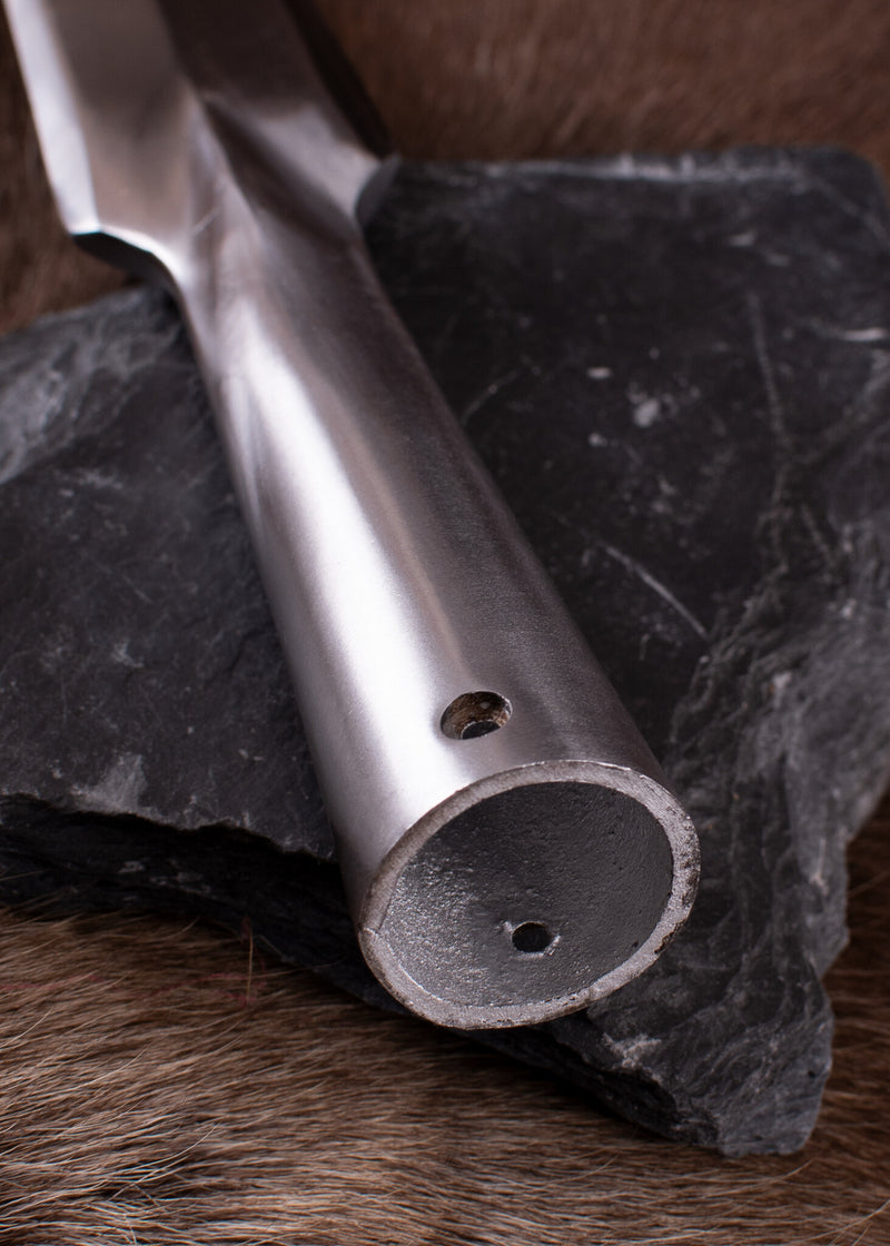 Punta de lanza vikinga arrojadiza, aprox. 41 cm, semi-afilada