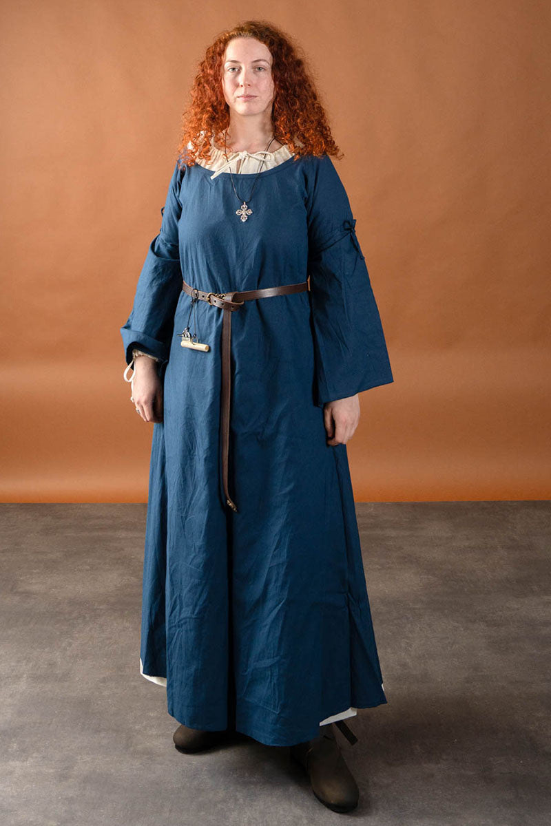 Gothic bliaut Iseult, blue