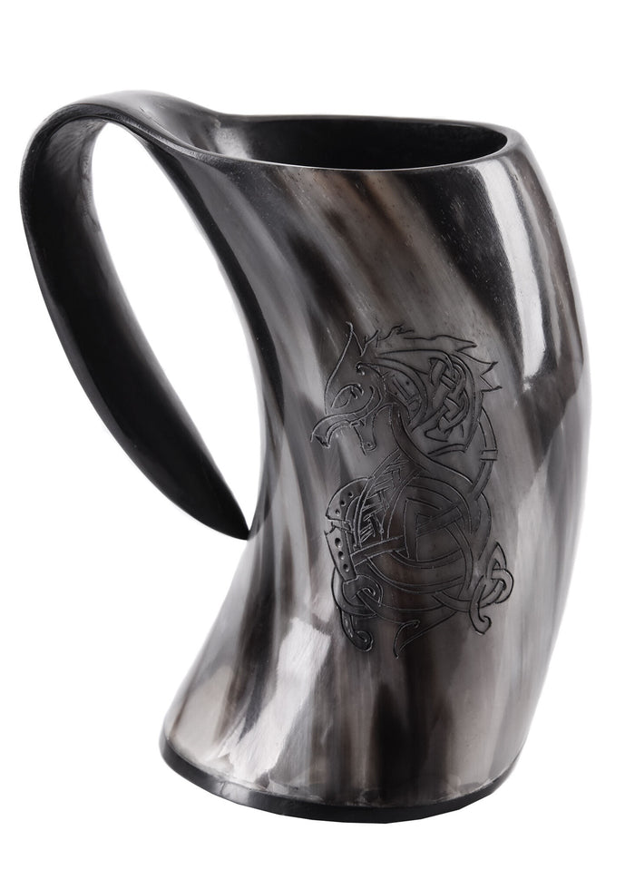 Horn cup, Fenrir wolf, 650-1000 ml