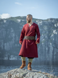 Kaftan Gustav, red, wool blend