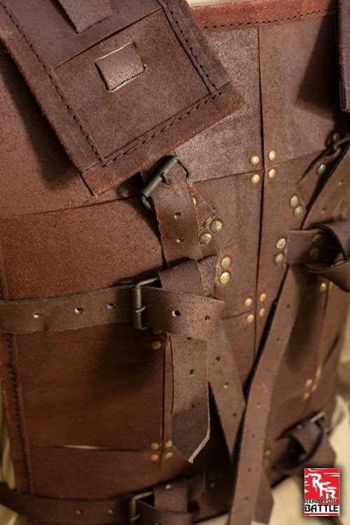 RFB Fighter Leather Armour, brown