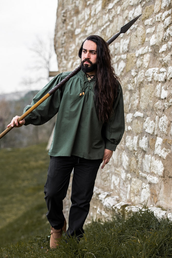 Medieval shirt Friedrich, green