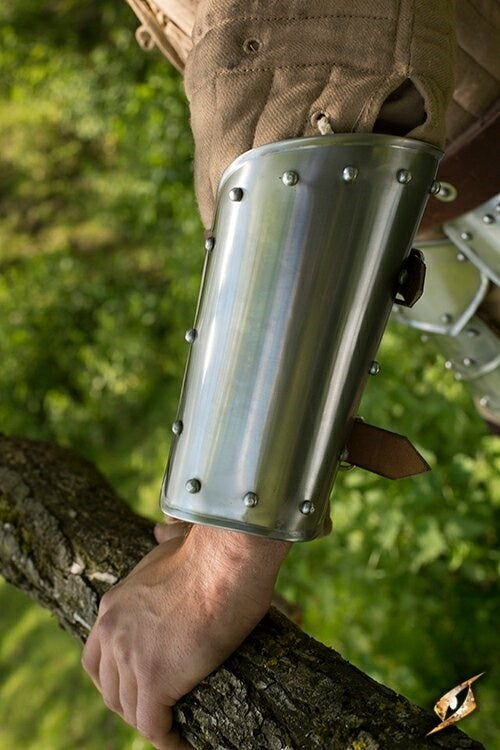 Warrior medieval bracers, forearm armour, 1 mm