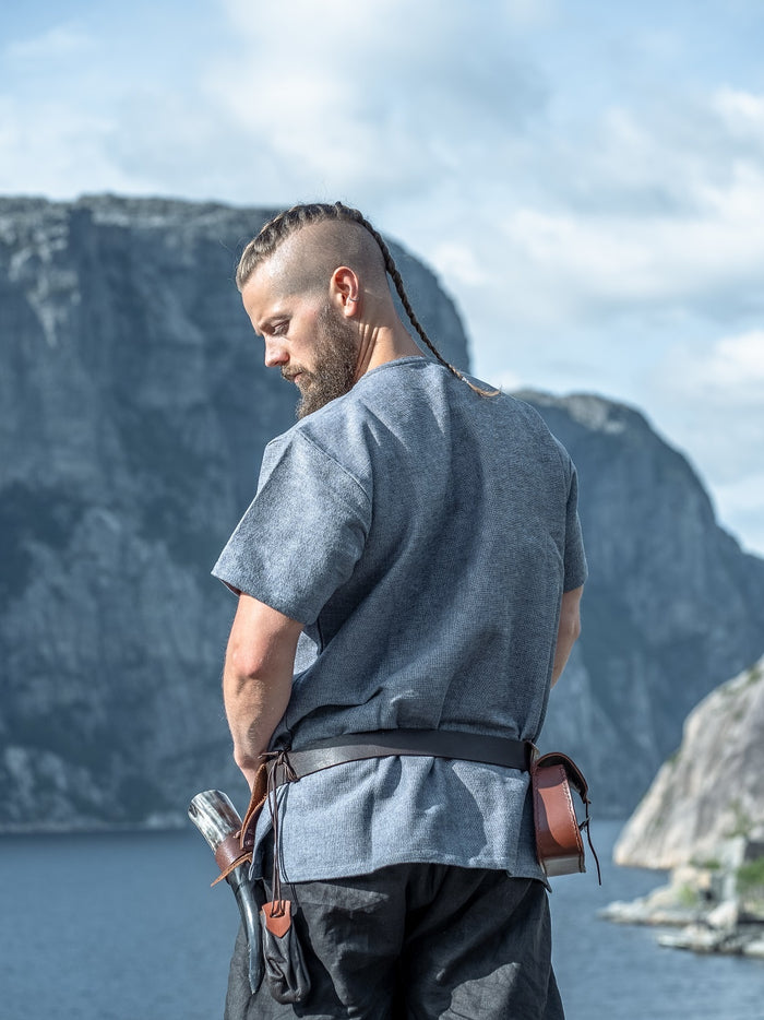 Short Viking tunic Edmund, blue