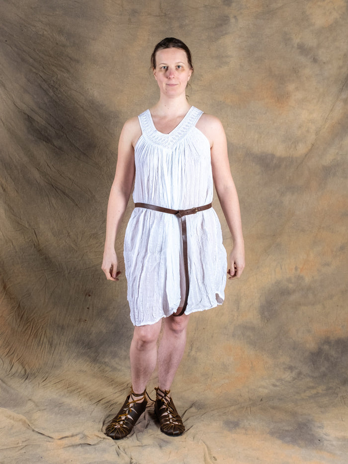 Goddess Dress Hera, short, white