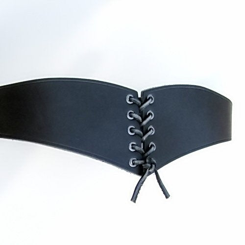 Ceinture de corset Bertholdin A, noir cuir