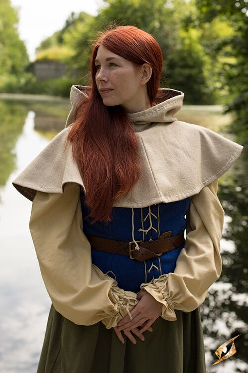 Medieval chaperon Erhard, beige