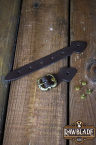 Strip with buckle - Brown and Golden