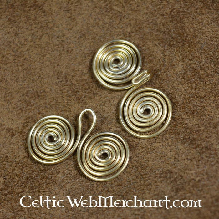 Anglo-Saxon cloak clasp Eriswell, zamak