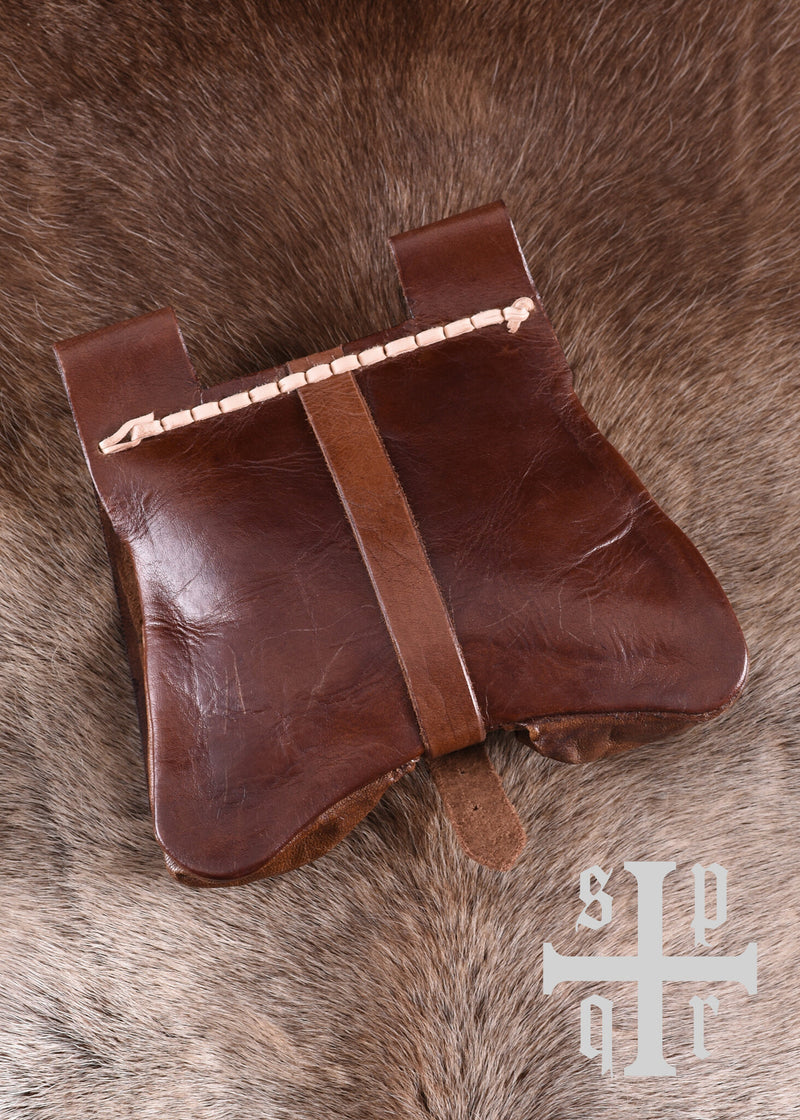 Sacoche de ceinture médiévale du XIVe siècle