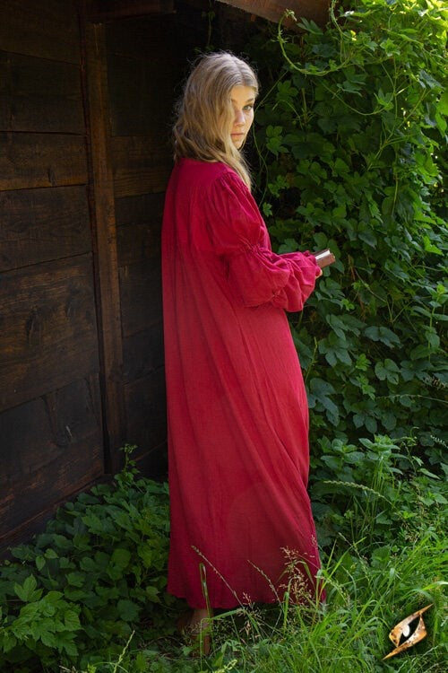 Vestido renacentista Lucretia, rojo