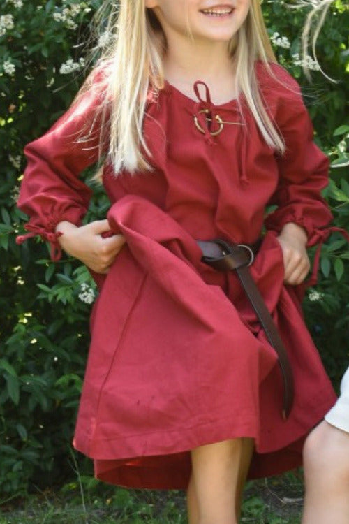 Kids dress Matilda, red