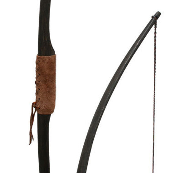 Marksman bow re-enactment / LARP, 50" (127 cm) black, 25 lbs