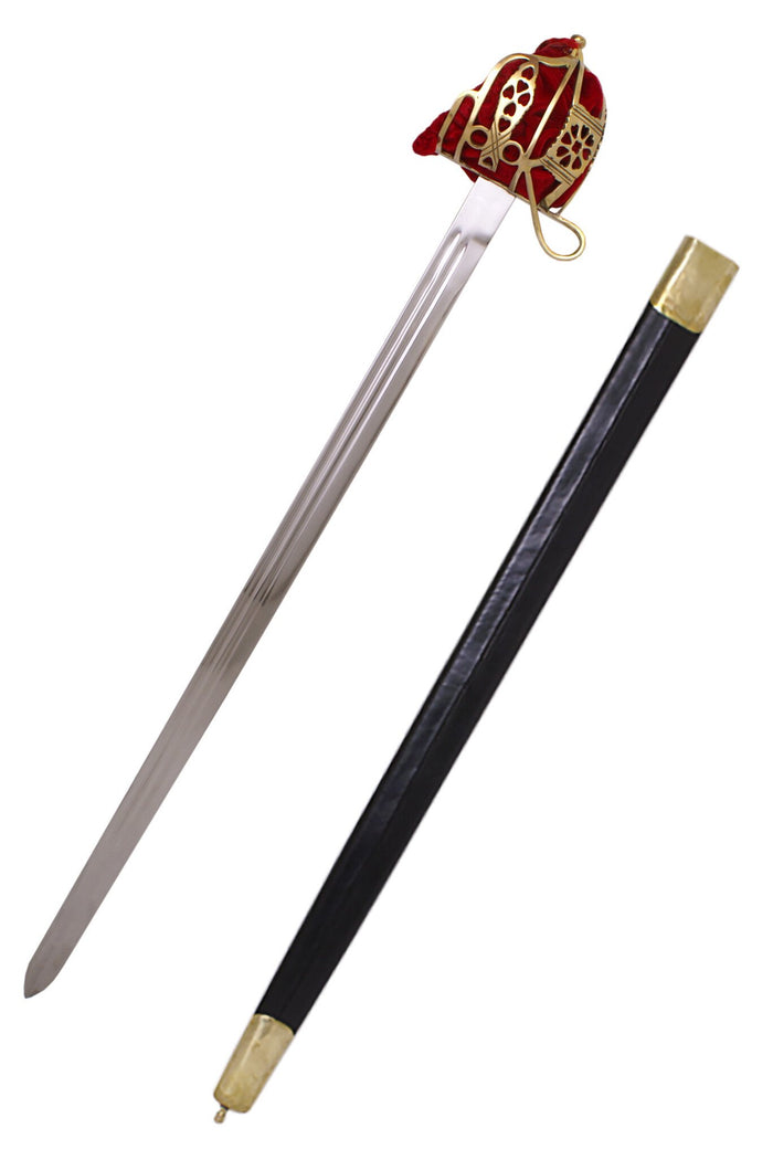 Basket hilted broadsword 1828, semi-sharp
