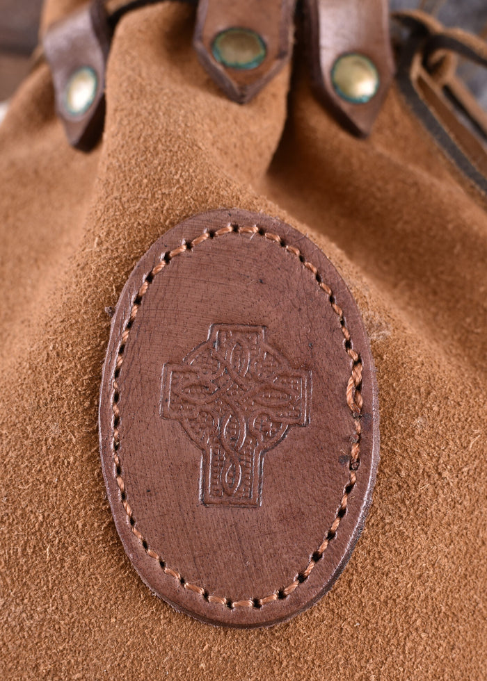 Celtic leather pouch