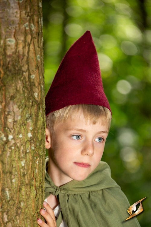 Leprechaun hat, Phrygian hat red, wool blend