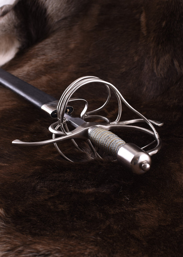German rapier 17th century, semi-sharp