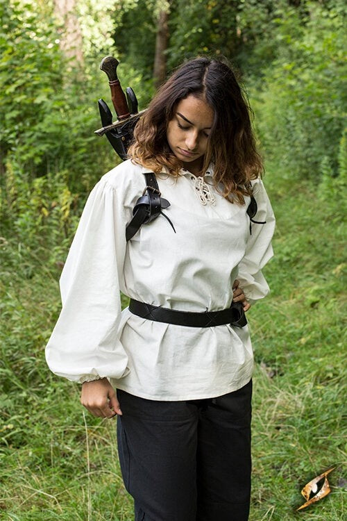LARP back scabbard Sky Hook, brown
