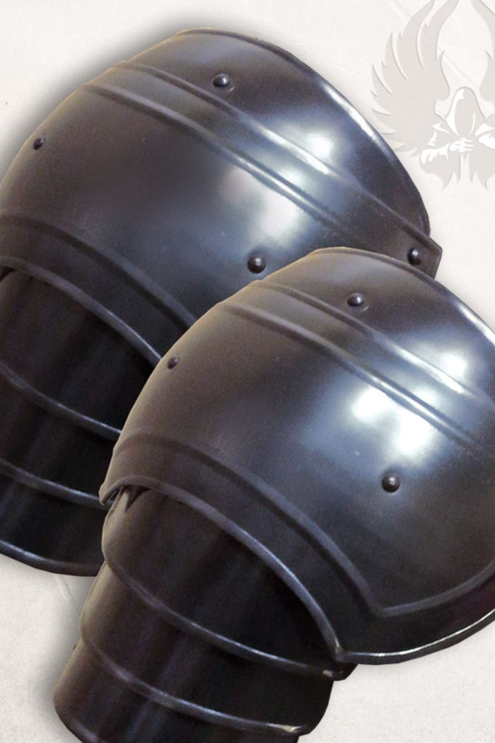 Pauldron Adam L, blackened, 1.2 mm