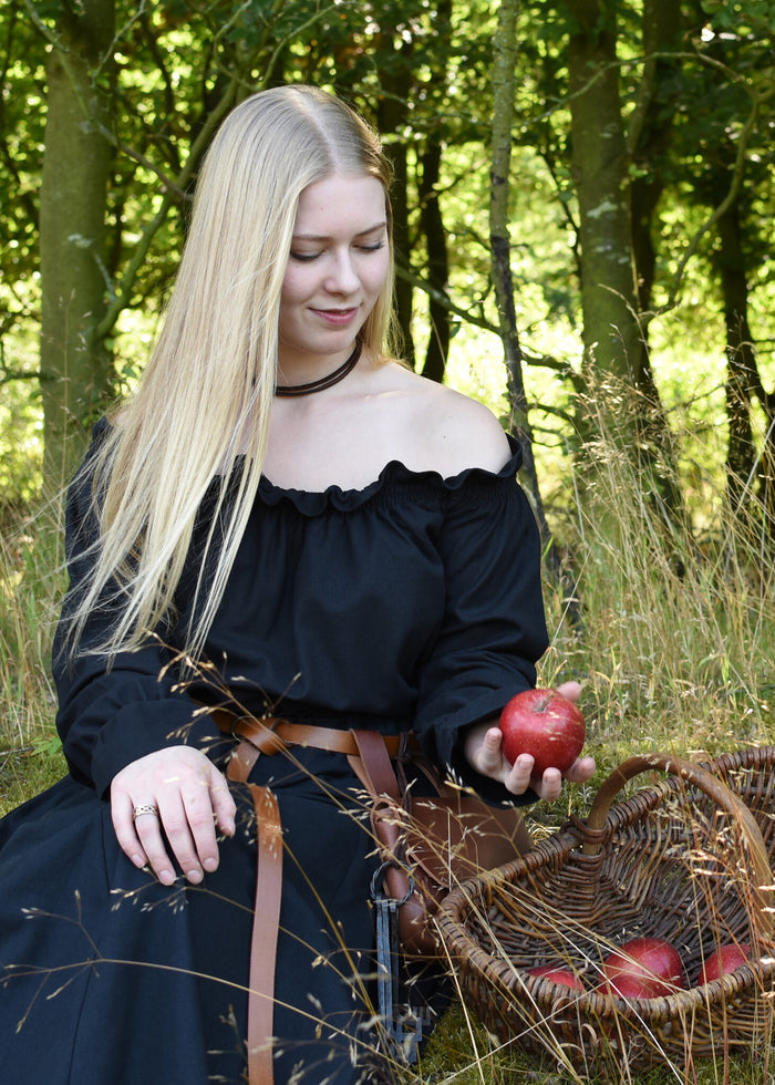 Baroque blouse Elizabeth, black
