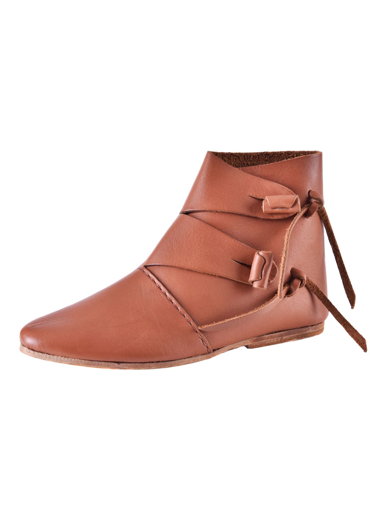 Viking shoes Jorvik with nails, light brown