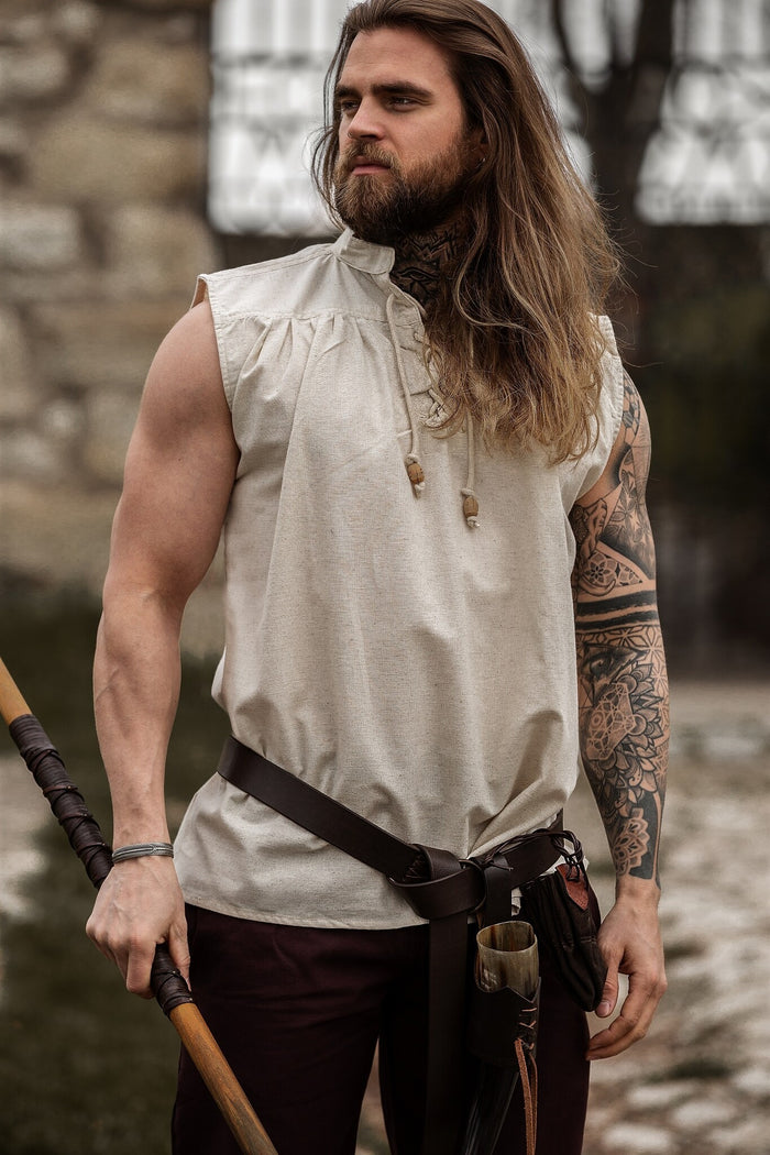 Medieval shirt Louis, cream