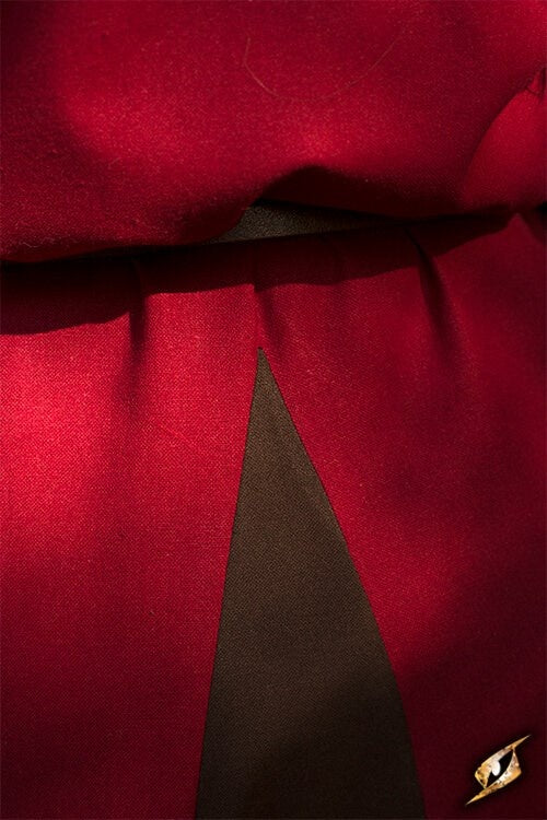 Viking dress Astrid, red/brown