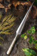 Viking Throwing Spearhead, ornate socket, semi-sharp
