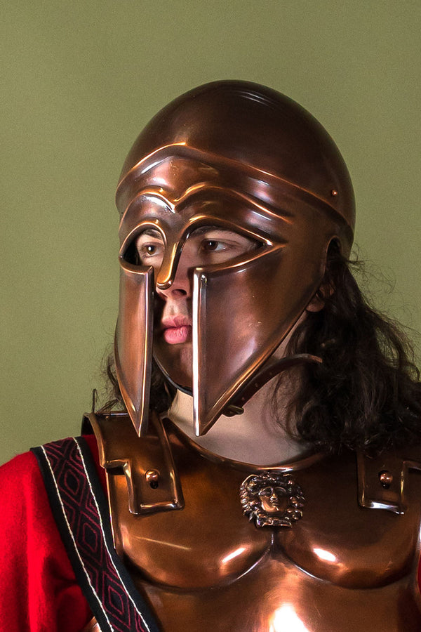 Corinthic-Italic helmet bronzed, 1.3 mm