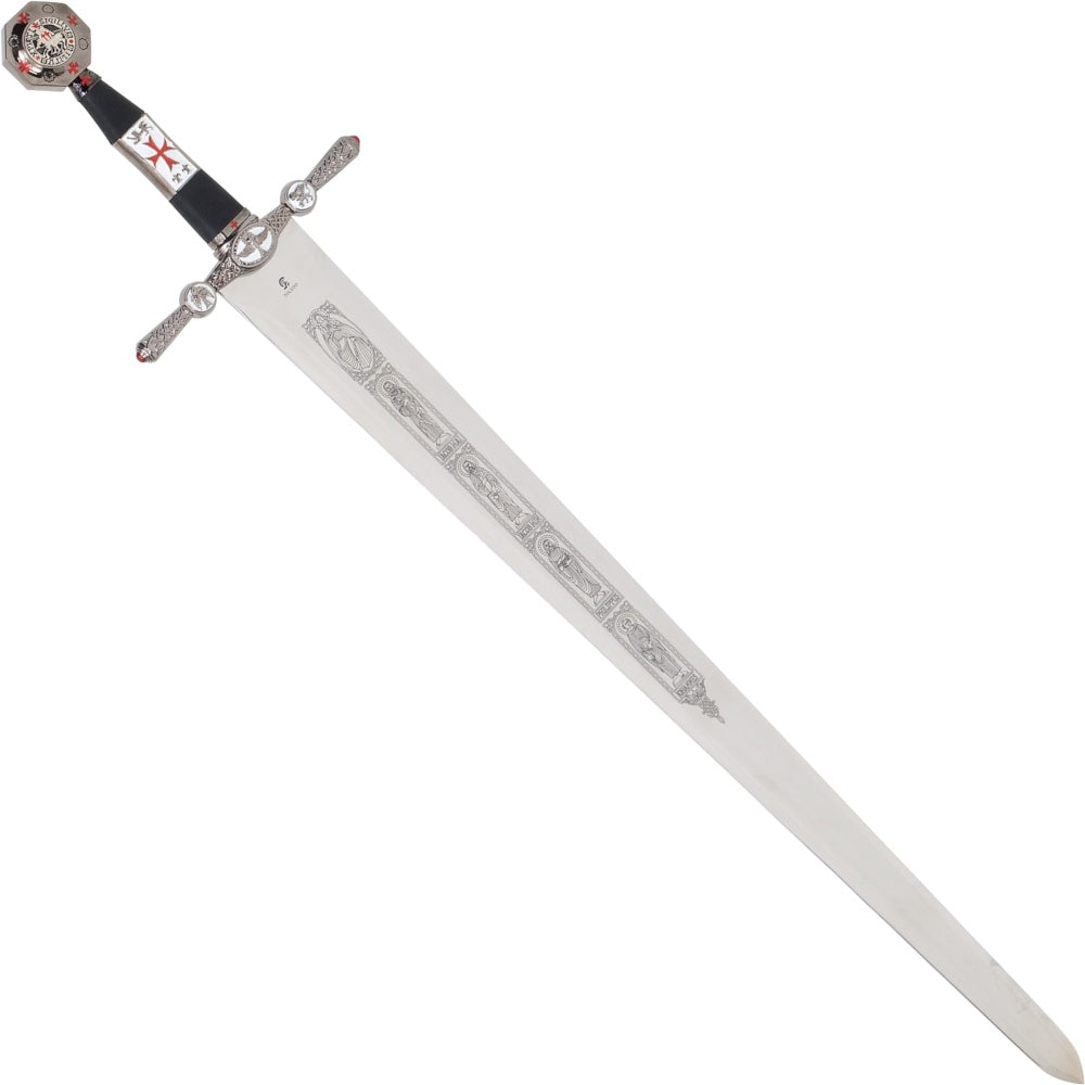 Decorated Templar Sword, Semi-Sharp