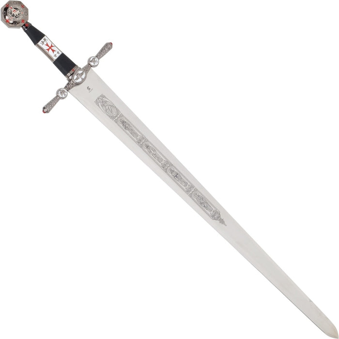 Decorated Templar Sword, Semi-Sharp