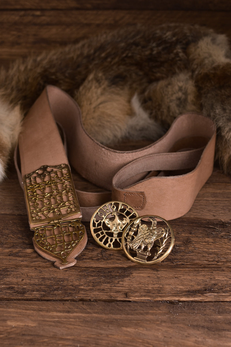 Roman belt Castrum Zugmantel, brown