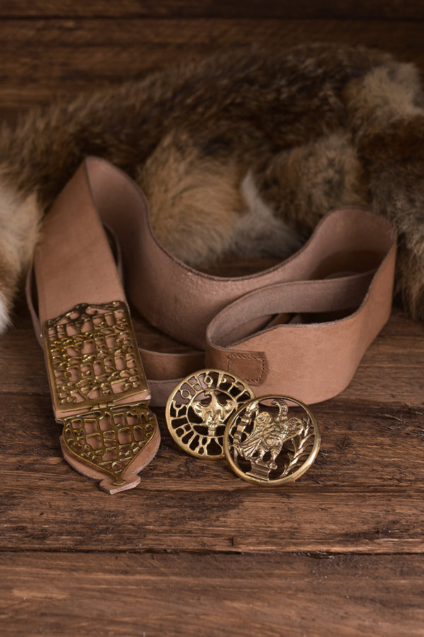Roman belt Castrum Zugmantel, brown
