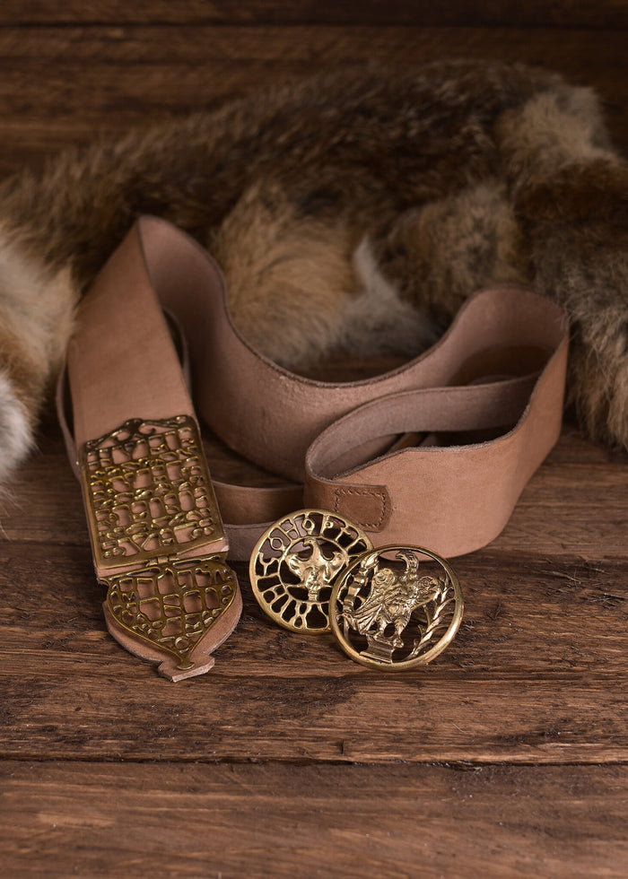 Roman belt Castrum Zugmantel, brown