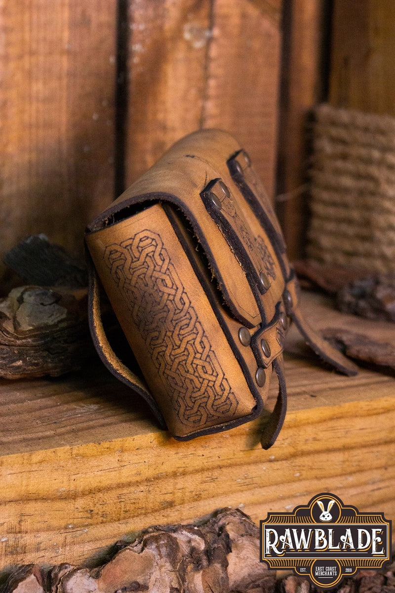 Duża sakiewka Bormund – brązowa