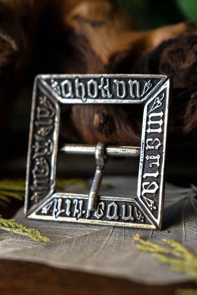 15th-century buckle Erik, silver-plated