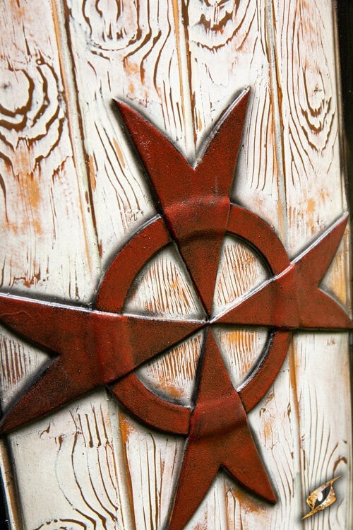 LARP kite shield Knight Templar