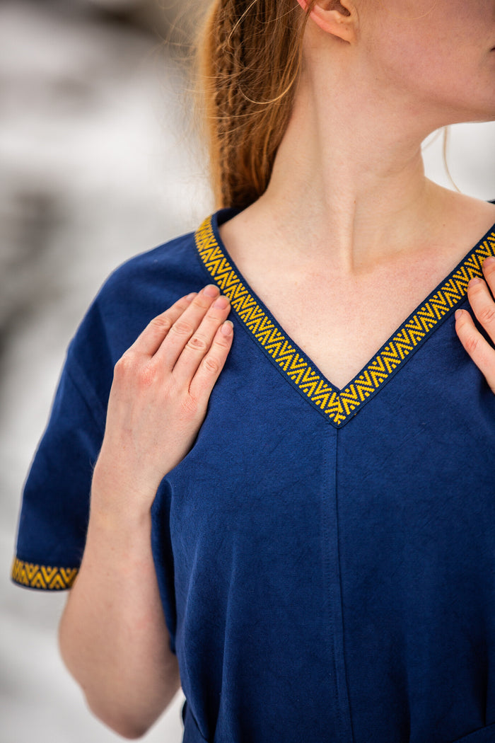 Valkyrie tunic Brynhild, blue