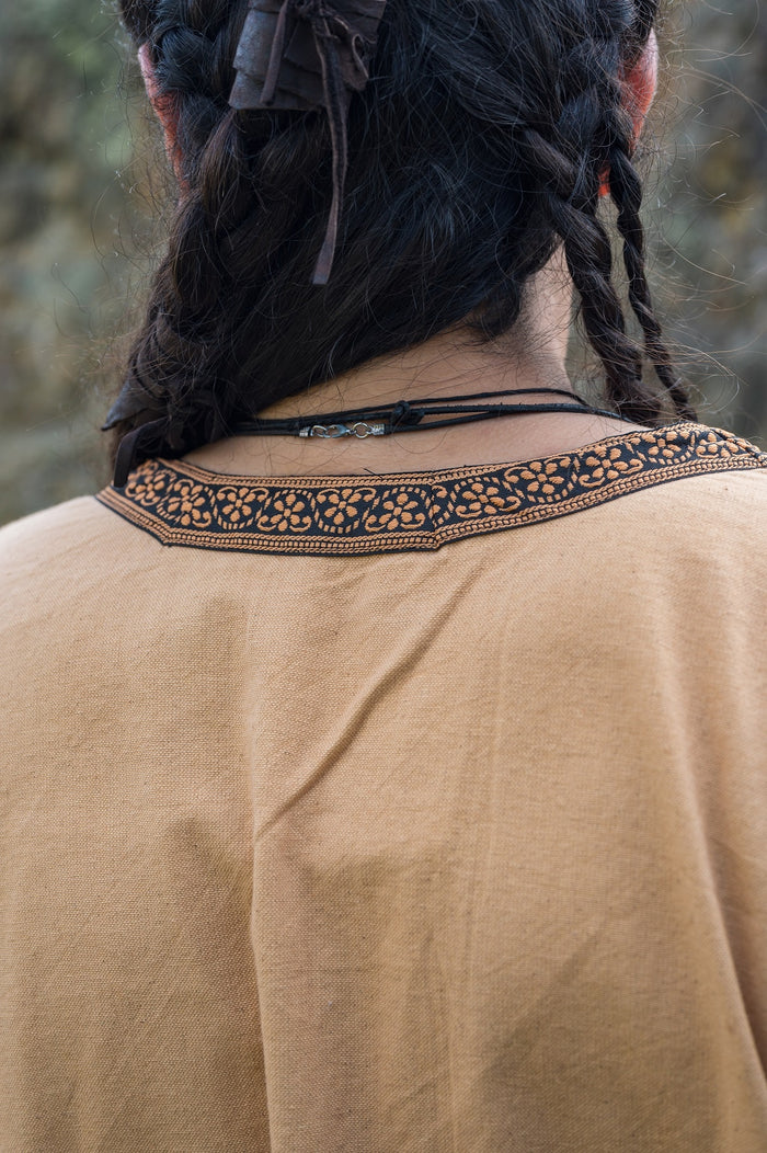 Germanic Thorsberg tunic Wulfhard, honey brown