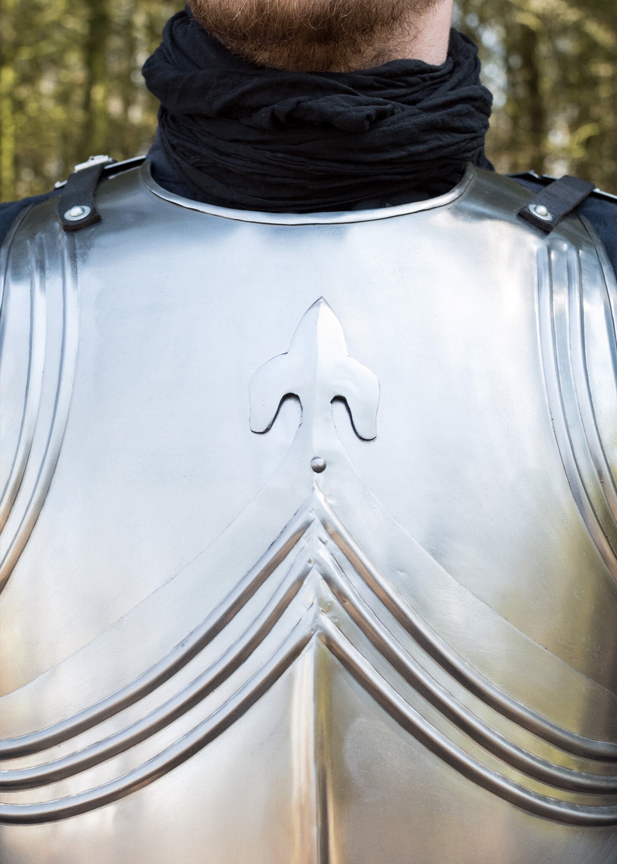 Gothic cuirass with tassets, 1–1.2 mm