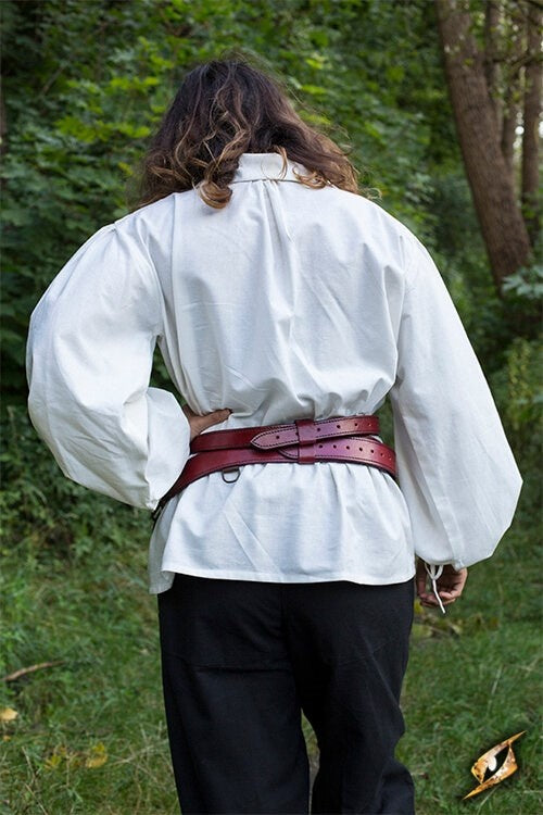 Zweiteiliger Schwertgürtel, rot